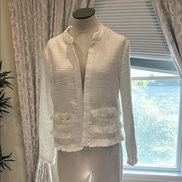 Cupcake & cashmere S Elegant White Women's Jacket - Picture 1 of 2